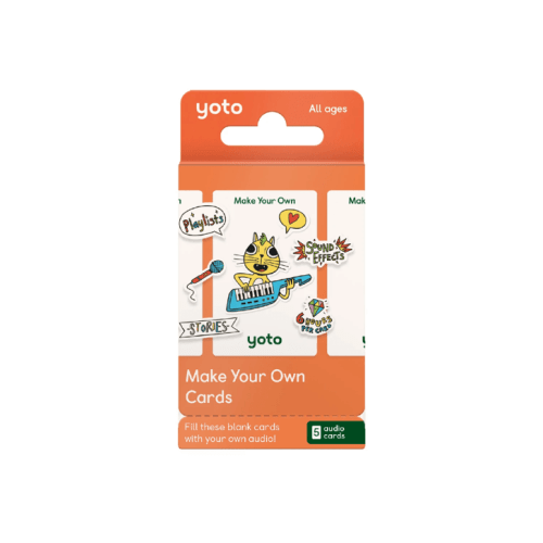 5 Pack Yoto Make Your Own Content Cards - Assorted - One Size