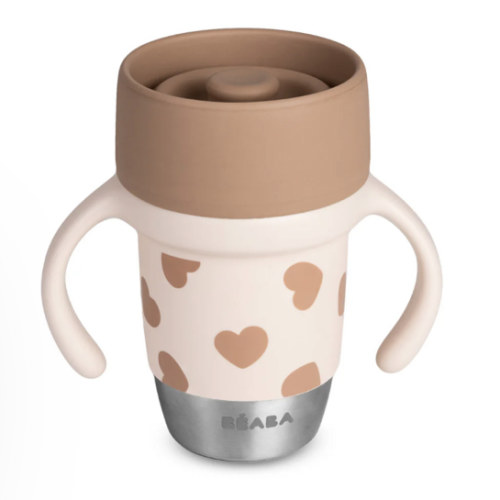 Click & Drink Stainless Steel Learning Cup
