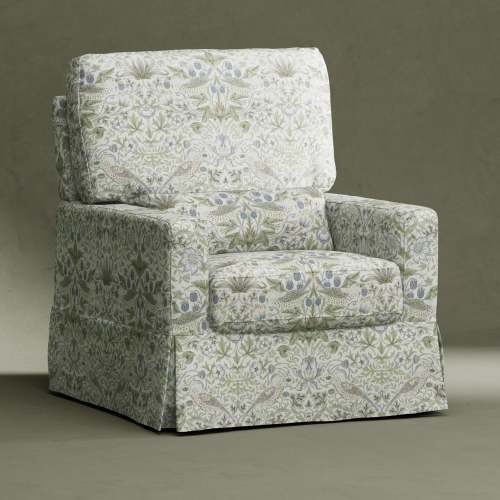 Morris & Co. x Namesake Crawford Pillowback Comfort Swivel Glider