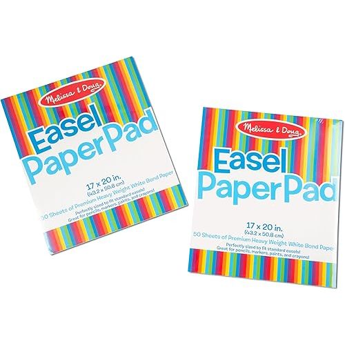 Melissa & Doug Easel Pad (17 x 20 inches) - 50 Sheets, 2-Pack