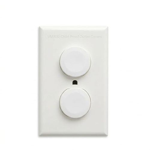 62 Pieces Outlet Covers ChildProof Plug Protector - Baby Proofing Electrical Safety Outlet Plugs for Unused Wall Outlets, Home Travel Hotel Child Safety