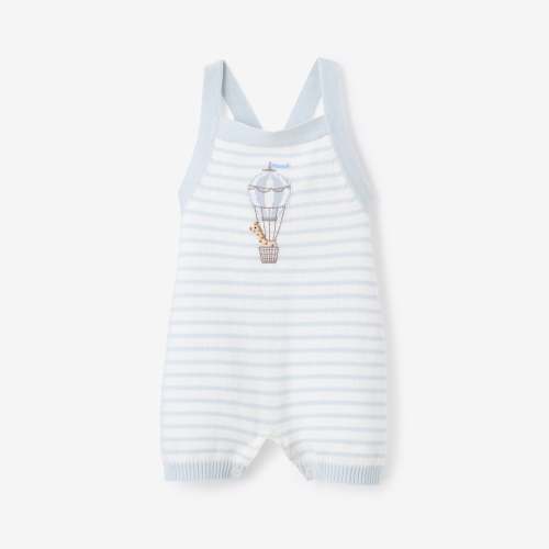 Up & Away Stripe Knit Overall – Elegant Baby