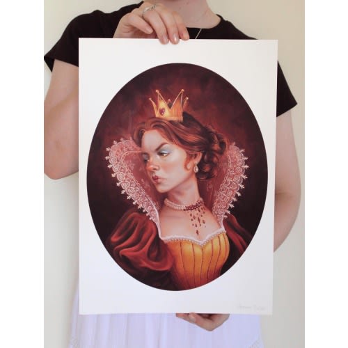 Queen of Hearts Portrait - 'One and the Same' Fine Art Print