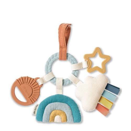 Itzy Ritzy Rainbow Busy Teether Ring