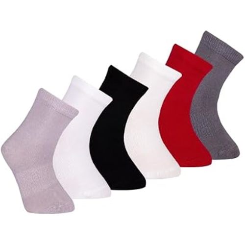 Luna Baby & Toddler Seamless-Toe Viscose from Bamboo Crew Socks (6-Pack)