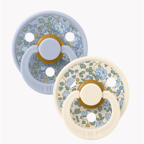 BIBS x LIBERTY Colour Pacifiers 2 Pack Eloise - Dusty Blue Mix – Bibsworld store US