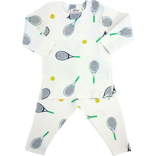 Tennis Print Two Piece Set