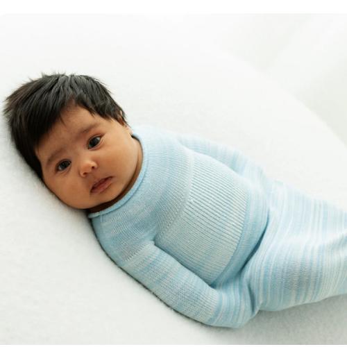 Blue Swaddle Sleep Sack - Large (12-18 pounds)