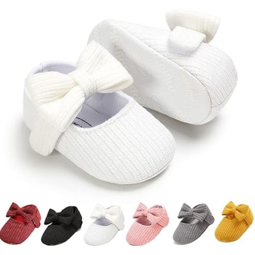 Ohwawadi Infant Baby Boys Girls Slippers Cozy Fleece Booties Soft Bottom Warm Cartoon Socks Newborn Crib Shoes
