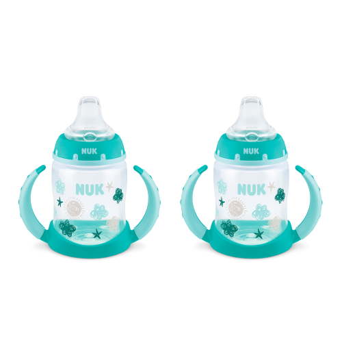 NUK Learner Cup 5oz Soft Spout Sippy Cup with Air Vent, Unisex
