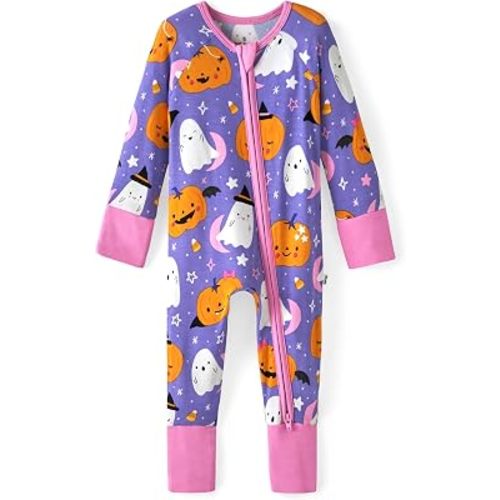 Little Sleepies Pajamas for Baby Boys & Girls, Viscose from Bamboo Baby Pajamas, Sleepers, 2-Way Zipper PJs
