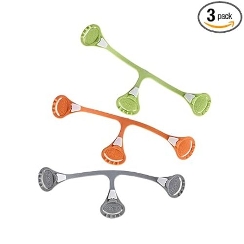 [Toddler Size 3-Pack] Snappi Cloth Diaper Fasteners - Replaces Diaper Pins - Use with Cloth Prefolds and Cloth Flats