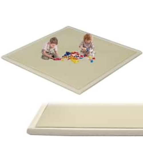 Carpet Pad 6 ft. x 5 ft. x 1.4 in. Baby Play Mat Nursery Rug Foam Soft Padded Carpet w/Non-Slip Backing Cushion, Gray