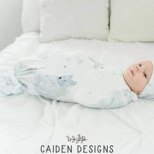 Polar Bear Swaddle Blanket Custom Baby Swaddle Newborn - Etsy