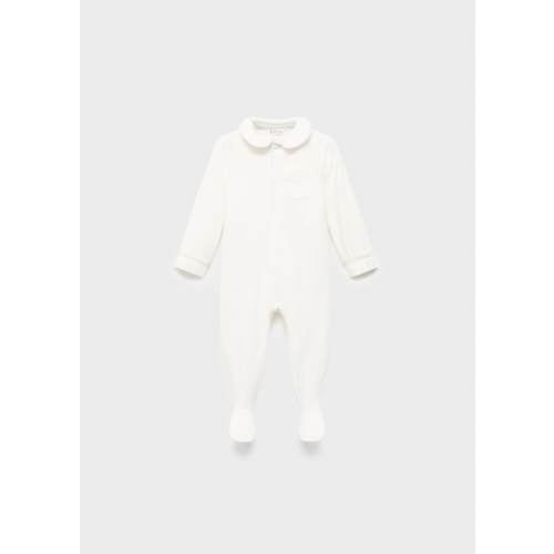 Baby-neck pajamas with pocket - Kids | MANGO USA