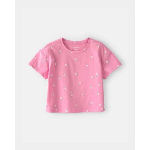 Baby Girl Floral Relaxed Top - Pink | Carter's