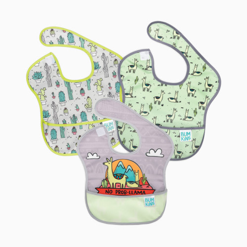SuperBib (3-Pack) - No Prob Llama, Llamas, Cacti