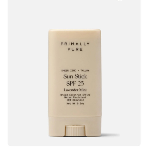 Sun Stick SPF 25 | Mineral Sunscreen Stick | Primally Pure Skincare