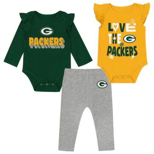 Green Bay Packers Newborn Girls Play Date Set at the Packers Pro Shop 3-6 months