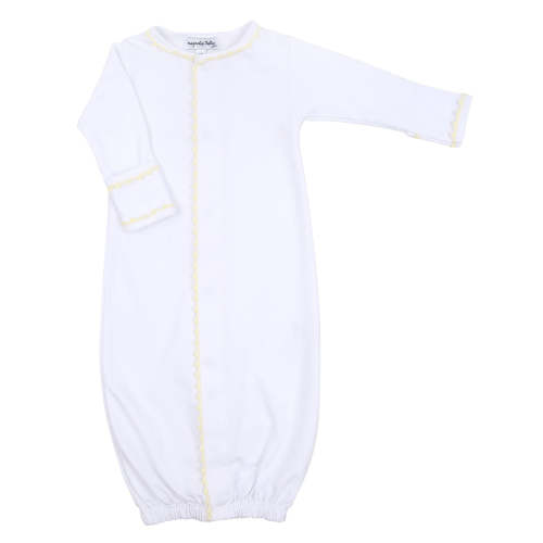 Baby Joy Converter with Yellow Crochet Trim