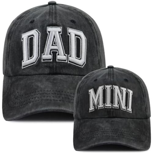 Funny Dad Mom Mini Matching Family Hat, Adjustable Embroidered Parent-Child Baseball Cap