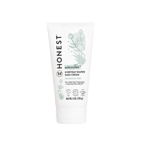 The Honest Company Sensitive Everyday Diaper Rash Cream Fragrance Free - 2.5oz