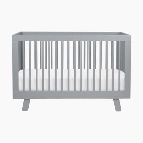 Hudson 3-in-1 Convertible Crib with Toddler Bed Conversion Kit - Grey