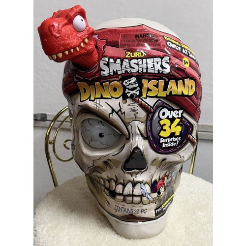 Zuru Smashers Dino Island Giant Skull 32 Piece Adventure Surprise Toy Set