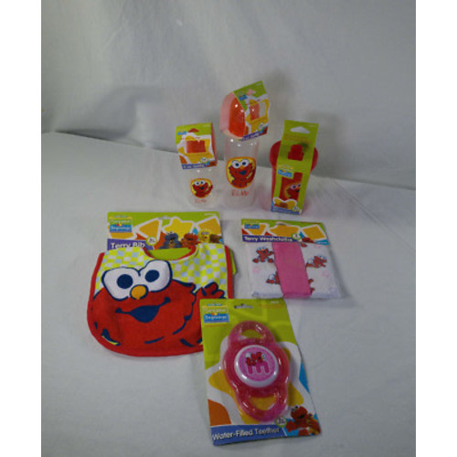 Sesame Street Elmo Baby Sesame Beginnings Lot Of 6 Baby Shower Gifts