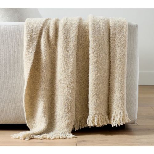 Boucle Knit Throw