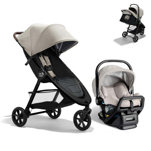Baby Jogger city mini GT3 travel system, Frosted Ivory