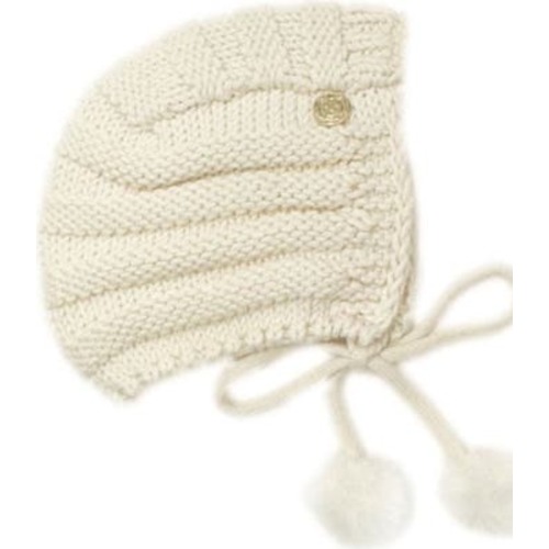 Oatmeal Organic Cotton Knit Bonnet