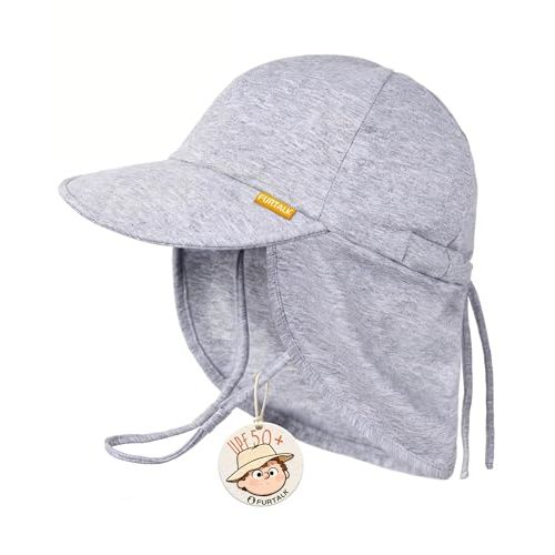 FURTALK Baby Sun Hat UPF 50+ UV Ray Sun Protection Cotton Toddler Hats for Boys Girls