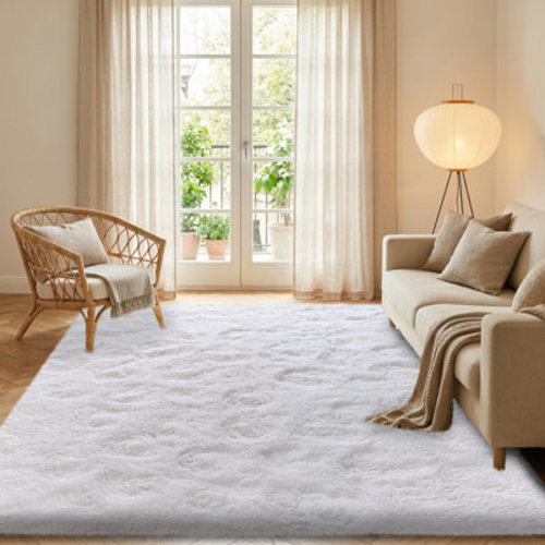 Mercer41 Shag Rug Soft Fluffy Indoor Area Rug for Living Room Bedroom Nursery Kids Room & Reviews | Wayfair
