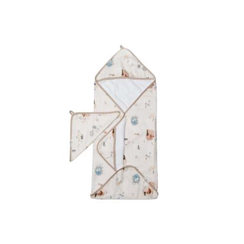 Hooded Towel Set - Cozy Forest