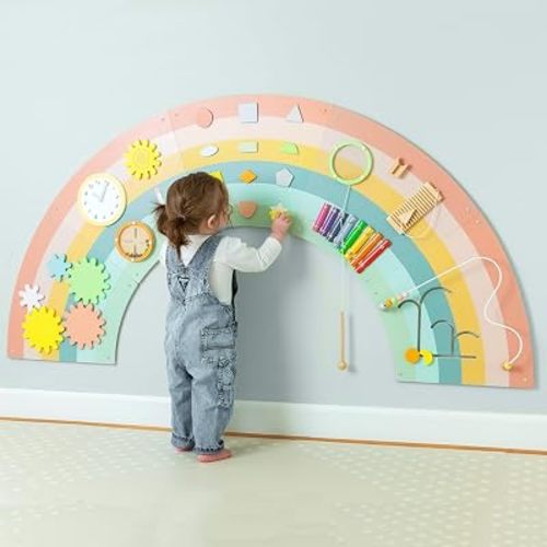 Play Platoon Sensory Wall Panel for Kids, 64x32 Inch