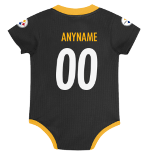 Pittsburgh Steelers Newborn Custom Runner Creeper