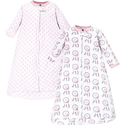 Hudson Baby Unisex Baby Cotton Long-Sleeve Wearable Sleeping Bag, Sack, Blanket