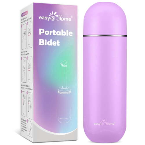 Easy@Home, Portable Travel Bidet Spray, 380 ml, Pink