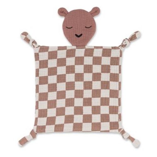 Parker Baby Co. Muslin Lovey - Rosewood Checker