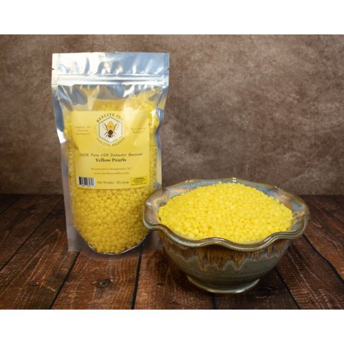 1 lb - 100% Pure Beeswax Pearls, pastilles, beads