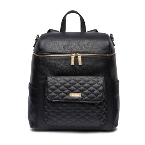 Monaco Faux Leather Diaper Backpack