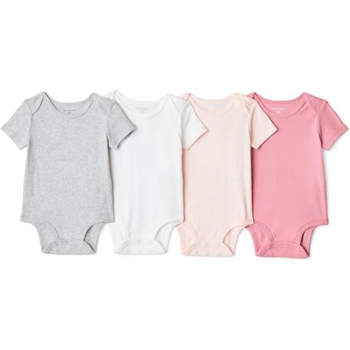 Amazon Essentials Unisex Babies' Short-Sleeve Bodysuits
