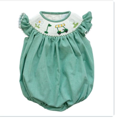 Little Golfer | Flutter Sleeve Bubble – Baby Dunn