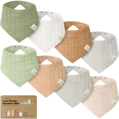 Organic Cotton Baby Bandana Bibs – KeaBabies