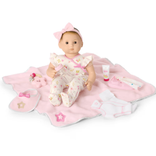 Bitty Baby® Doll #2 with brown hair Care & Play Set