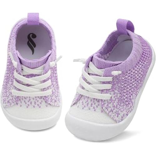 JIASUQI Baby Shoes for Toddler Boys Girls Sneakers Slip on Walking Shoes for Babies