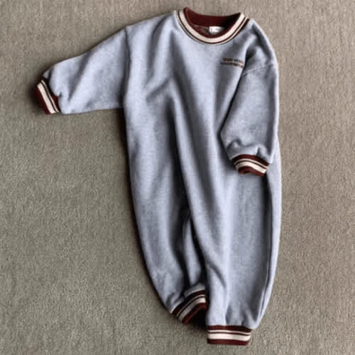 Little Contrast Trim Jumpsuit – Teeny Mini Me