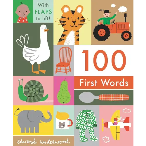 100 First Words: With Flaps to Lift
