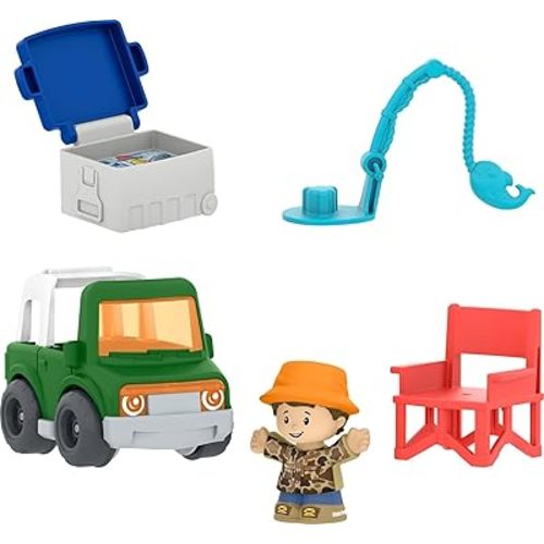 Fisher-Price Little People Fishing Trip Figure & Vehicle Set